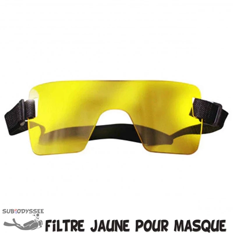FLUORDIVE Filtre Jaune Pour Masque - Big Blue 1 FLUORDIVE Filtre Jaune Pour Masque - Big Blue