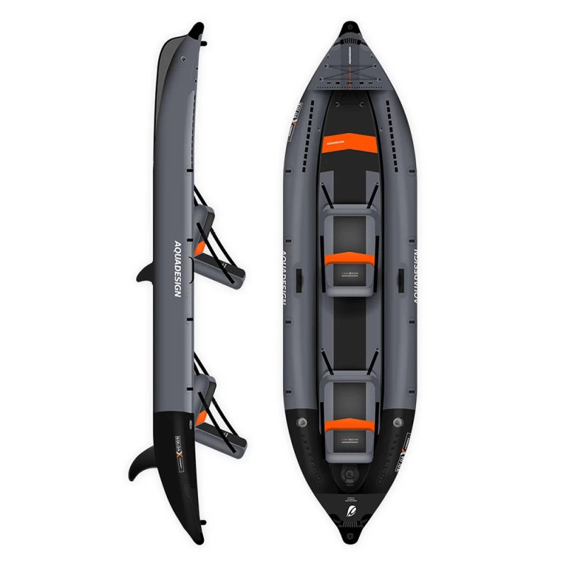 Kayak Gonflable Aqua Design Xperience 360 2 Personnes 1 Kayak Gonflable Aqua Design Xperience 360 2 Personnes