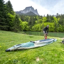 KAYAK GONFLABLE AQUA MARINA CALIBER PECHE 14 KAYAK GONFLABLE AQUA MARINA CALIBER PECHE -Mares Magasin kayak gonflable aqua marina caliber peche 2