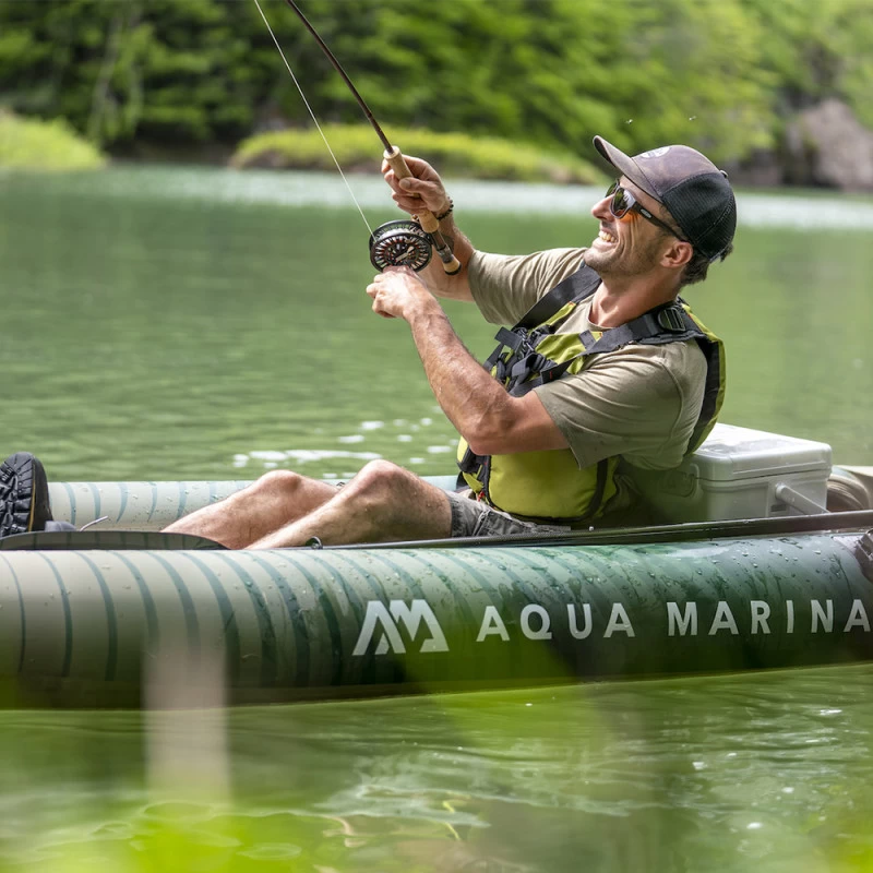 KAYAK GONFLABLE AQUA MARINA CALIBER PECHE 9 KAYAK GONFLABLE AQUA MARINA CALIBER PECHE – Image 9