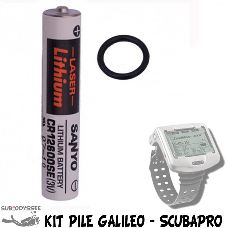 Kit Pile (Batterie) Pour Ordinateur GALILEO - Scubapro/Uwatec 1 Kit Pile (Batterie) Pour Ordinateur GALILEO - Scubapro/Uwatec